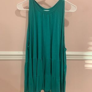 Turquoise Free people top